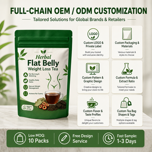 Tè Dimagrante con Etichetta Privata, Confezione Personalizzata OEM, Fornitore di Bustine di Tè Detox alle Erbe per Pancia Piatta - Product Image 3