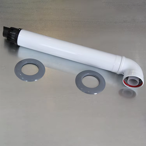 Tubo di Scarico Orizzontale in Alluminio per Sistema di Riscaldamento Domestico - Product Image 1