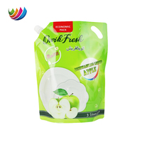 Sac de détergent à lessive de grande capacité personnalisé pochette à bec verseur pour détergent à lessive 3L pochette d'emballage pour liquide vaisselle