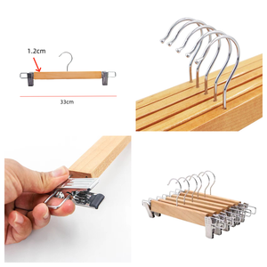 Appendiabiti in Legno Naturale Marrone a Testa Tonda di Alta Qualità, Vendita all'Ingrosso dal Produttore per Negozi di Abbigliamento - Product Image 5