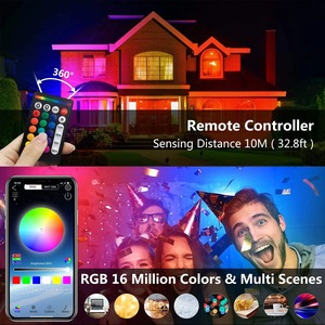 Thả vận chuyển đèn sân vườn không thấm nước ứng dụng kiểm soát thời gian RGB thay đổi màu sắc giáng sinh trang trí LED ngoài trời chiếu sáng cảnh quan - Product Image 2