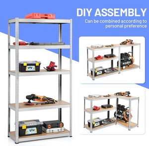 Estantería de Almacenamiento de 5 Niveles sin Tornillos, Estantería de Garaje, Estantes Apilables - Product Image 5