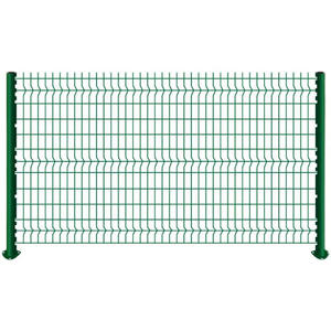Vente directe usine – Clôture en treillis soudé PVC à pliage triangulaire 3D, galvanisée et thermolaquée, <span class=keywords><strong>pour</strong></span> chantier, 6 pieds - Product Image 4