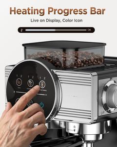 Machine à expresso avec moulin intégré, 20 bars, <span class=keywords><strong>cafetière</strong></span> tout-en-un avec mousseur à lait, fonction cold brew, 30 réglages de mouture CM5510 - Product Image 6
