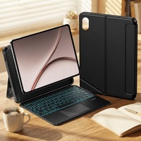 Clavier magnétique avec pavé tactile pour OnePlus Pad 4 13,2 pouces, design détachable, clavier sans fil ultra-fin, housse de clavier