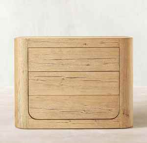 Cama Doble Elevada de Madera Maciza Estilo Rústico Americano para Dormitorio Principal, Hotel o Villa, Personalizable - Product Image 6