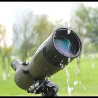 Télescope angulaire BAK4 de haute qualité 25-75x70 avec trépied, lunette de observation étanche pour le tir sur cible, l'observation des oiseaux, toutes conditions météorologiques