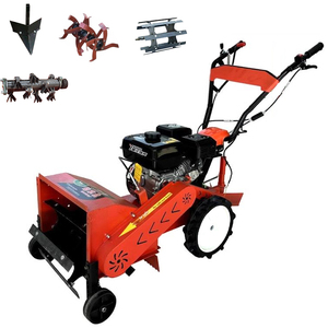 Petrol Farming Garden Tractor Machine Hand Push Rotary Tiller Mower Agriculture Lawn Mowing and Weeding Machine for Field Work - Product Image 1
