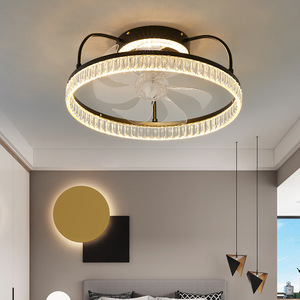 Candelabros de ventilador de techo silencioso de diseño moderno Ventilador de 6 velocidades con ventilador de techo de control remoto con luz - Product Image 4