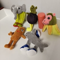 [11 Options] Tung Tung Tung Sahur Youpule Porte-clés en peluche de coton personnalisés mignons, Figurine en peluche italienne Brainrot Tralalero Tralala