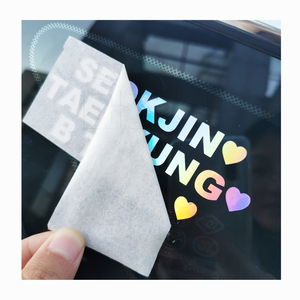 Thời tiết kháng đề can vinyl xe phía sau chuyển cầu vồng cửa sổ Sticker tùy chỉnh Holographic cửa sổ Sticker - Product Image 1
