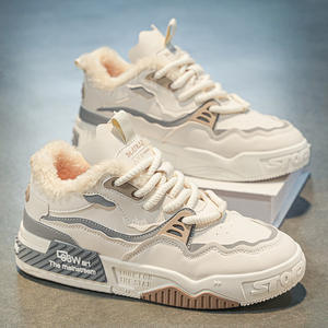 Men's Shoes 2025 New Versatile Warm Thick Soled Casual Flat <b>Leather</b> Shoes Fashion Running Walking Sporty Casual Shoes <b>Sneakers</b> - Product Image 3