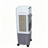 Refroidisseur d'air évaporatif autonome pour poste de garde, réservoir d'eau 45L, 100W, OEM ODM CE CB, vente en gros, usage sur site