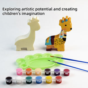 Juguetes educativos de pintura de pájaros para colorear DIY para niños de 3 a 7 años, juguetes creativos de <span class=keywords><strong>dibujo</strong></span> con látex Natural, diversión y aprendizaje para niños - Product Image 2