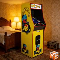 ZDYS Grande Machine de Jeu Rétro Multifonctionnelle à Monnayeur, avec Joystick en Métal, Thèmes Basketball de Rue et Boxe, Boîtier Pandora Moonlight, Version Anglaise