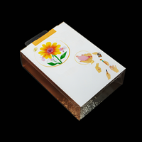 Boîte d'emballage cosmétique carrée transparente en PP/PE/PVC recyclable sur mesure, boîte suspendue pliable en PET