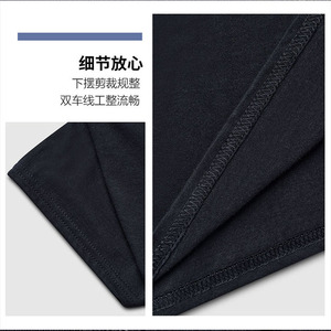 Men's T-Shirt Short Sleeve Pure Cotton Oeko-Tex Standard 100 Daily Wear Navy Blue Black White Sand Sporty Gray Thin Fit - Product Image 1