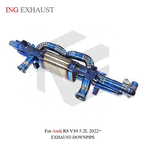 Échappement en titane ING Factory Direct pour Audi R8 V10 5.2L <span class=keywords><strong>2022</strong></span>+ Édition nord-américaine2 Silencieux Catback Valvetronic léger - Product Image 4