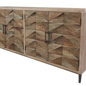 Aparador de Madera de Pino Estilo Moderno de Mediados de Siglo, Mueble de Almacenamiento de Madera Estilo Escandinavo para Cocina, Comedor, Sala de Estar u Hotel - Product Image 2