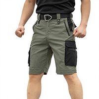 Shorts d'extérieur tout-terrain de style nouveau pour hommes, avec cordon de serrage, légers, extensibles, imperméables, capris d'été, plusieurs poches
