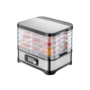 Hoge Kwaliteit Kleine Temperatuur Controle Voedsel Dehydrator Groente Fruit 5 Stapelbare Tier Dehydrator Thuis