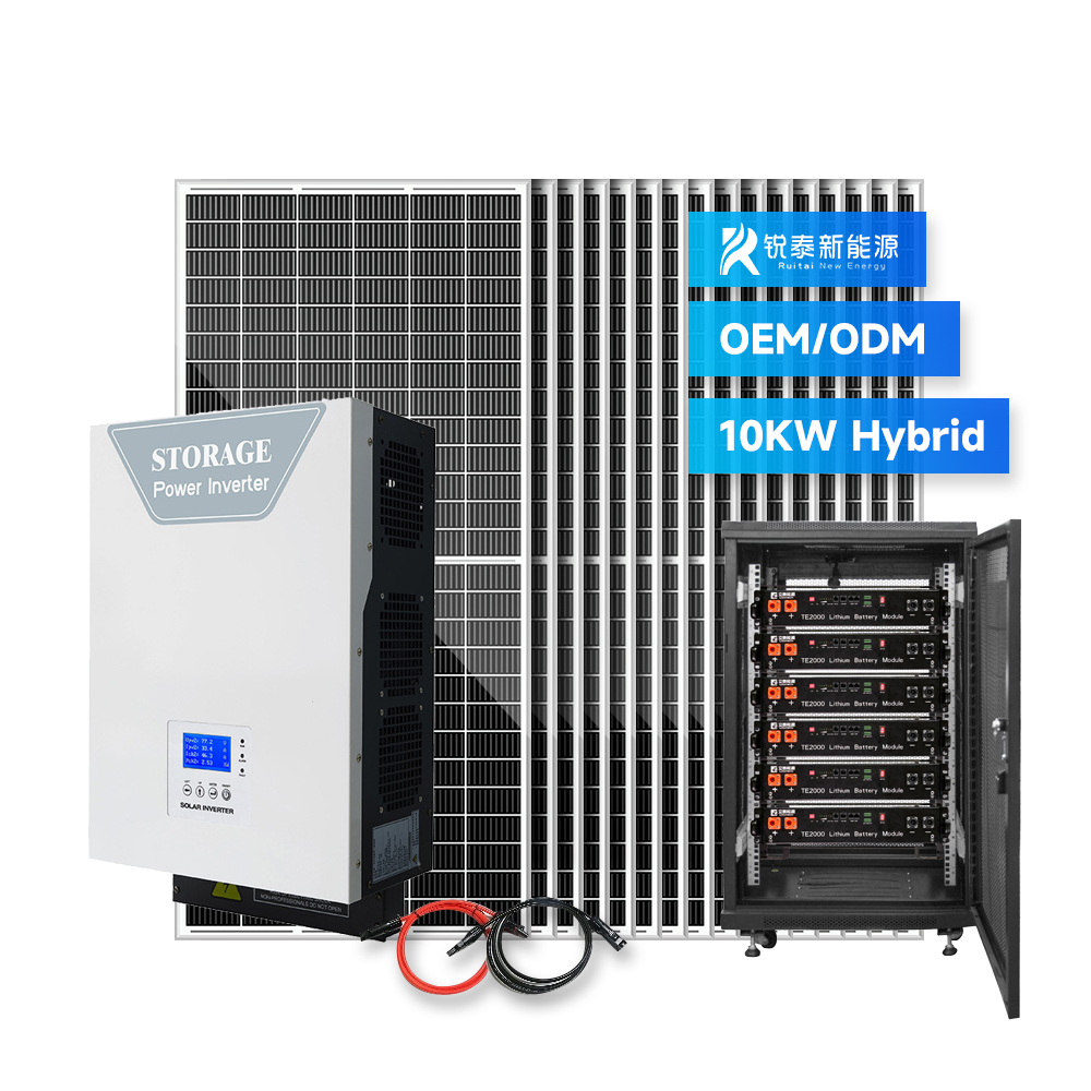 Комплект солнечной энергетической системы 10000 Вт, гибридная солнечная система 8 кВт 10 кВт, система солнечной энергии для дома, балкоkraftwerk