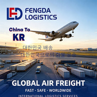 Service de logistique et d'expédition de conteneurs aériens vers l'aéroport international de Incheon en Corée du Sud, agent de dédouanement