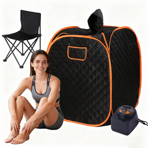 Sauna Portátil de Vapor Húmedo de Alta Calidad con Forma de Caja para Desintoxicación Corporal, con Generador de Vapor - Product Image 1