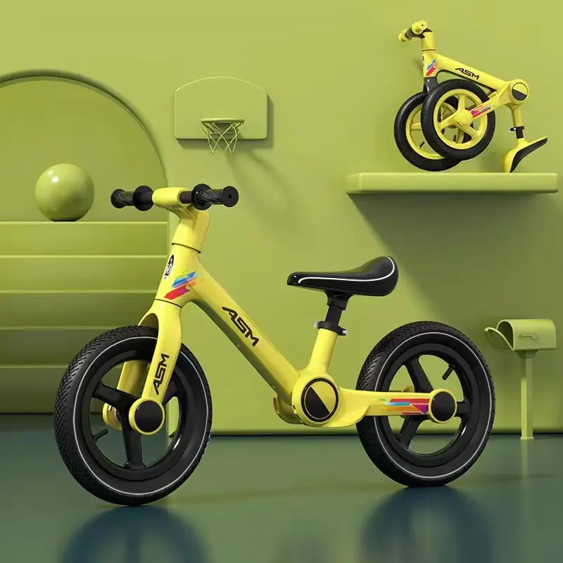 Bicicleta de equilíbrio para bebês, carrinho de bebê com 2 rodas, mini bicicleta de equilíbrio para crianças, brinquedo da moda