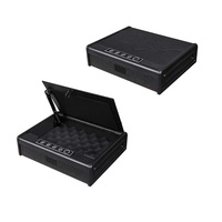 Coffre-fort portable pour armes à feu tout en acier avec code clé et serrure à empreintes digitales Coffre-fort électronique numérique pour voiture de sécurité à domicile