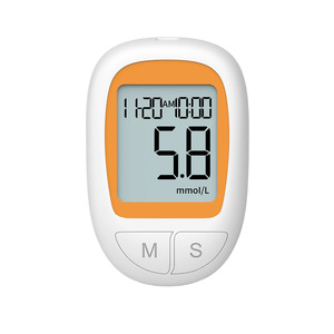 Kit de Monitor de Glucosa en Sangre Eléctrico sin Código, Glucómetro para Medir el Nivel de Azúcar en Sangre con <span class=keywords><strong>Tiras</strong></span> Reactivas, Lancetas 5s, para <span class=keywords><strong>Diabetes</strong></span> - Product Image 3