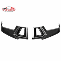 Grille latérale de pare-chocs avant pour Ford Mustang S650 2024-2026 Dark Horse Handling Package, style OE, en ABS noir, cache de ventilation, 2 pièces