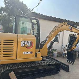 Excavatrice Caterpillar 305.5E2 d'occasion, modèle 2021, moteur, boîte de vitesses, pompe, moteur, PLC-0.22m, capacité de la benne 5.35 tonnes, en état de marche - Product Image 1