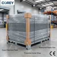 Clôture en treillis soudé galvanisé durable 3D, panneaux de clôture en treillis triangulaire courbé, vente en gros directe d'usine en Chine