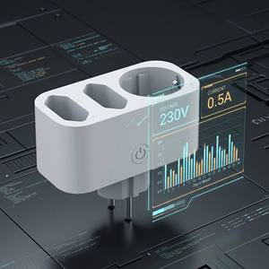 Prise intelligente WiFi modèle EU Standard, adaptateur multi-prises 3 voies, prise de courant télécommandée sans fil avec minuterie, commande vocale - Product Image 5