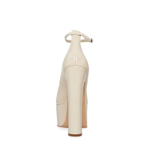 <span class=keywords><strong>Scarpe</strong></span> da donna Sexy <span class=keywords><strong>con</strong></span> <span class=keywords><strong>tacco</strong></span> alto a zeppa <span class=keywords><strong>con</strong></span> <span class=keywords><strong>tacco</strong></span> alto da donna in tinta unita <span class=keywords><strong>con</strong></span> fibbia alla caviglia - Product Image 3