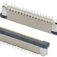 Conectores FFC FPC de 14 Posiciones F32R1A7H111014, Contactos de 0.50mm, Montaje en Superficie Inferior, Ángulo Recto, Alta Flexibilidad