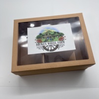 Boîte à gâteau jetable en papier alimentaire avec laminage mat et gaufrage, service de couleur personnalisée, boîte robuste et recyclable pour gâteaux et noix
