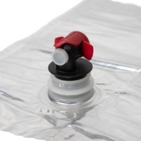 Emballage personnalisé en sac PE avec valve et bec verseur pour café, vin, soda, boissons liquides