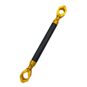Manubrio Multifunzione Regolabile in Fibra di Carbonio e Lega di Alluminio per Moto, 340mm - Product Image 5