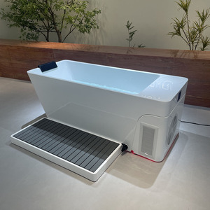 Acrylic vận động viên phục hồi lạnh Plunge 1 HP Máy làm lạnh Wifi ứng dụng điều khiển nước đá bồn tắm tất cả trong một - Product Image 1