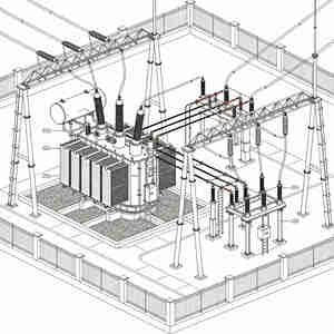<span class=keywords><strong>Tour</strong></span> de portique <span class=keywords><strong>à</strong></span> <span class=keywords><strong>double</strong></span> circuit conforme <span class=keywords><strong>à</strong></span> la norme ANSI pour la structure de postes de transformation d'usines électriques - Product Image 1