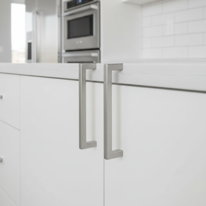 Stainless Steel Cabinet <b>Pull</b> Handles Contemporary Drawer Knobs Antirust <b>for</b> Basement - Product Image 2