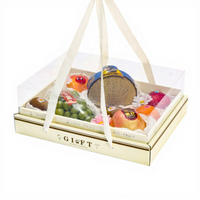 Kerst Rose Vlinder Transparante Bloem Fruit Dozen Voor Geschenk Rozen Verpakking Cadeau Pakket