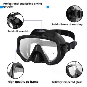 Nouvelles Lunettes de Plongée en Gel de Silicone M701 2026 HD Anti-Buée Grand Champ de Vision Équipement de Plongée et de Snorkeling Deux-en-un Ajustement Universel - Product Image 2