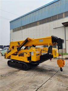 Grue sur chenilles de 5 tonnes avec pattes d'araignée stables et flèche télescopique pour le levage haute performance d'objets lourds, grue araignée - Product Image 3