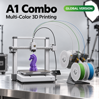 Mesin Cetak 3D Multicolor Versi Global A1 Combo Grosir untuk Model Arsitektur dan Kerajinan DIY
