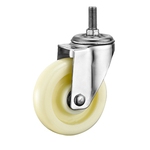 3 "4" 5 "médio dever PP rodízios industriais de aço inoxidável anti-ferrugem plástico rodas - Product Image 3