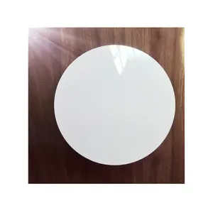 Toptan parlak beyaz yuvarlak alüminyum süblimasyon boş işareti bir tarafı/iki tarafı süblimasyon alüminyum daire 8 ''10'' 11 ''12''