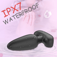 Bola Getar Anal Silikon Elektrik dengan Remote, Vibrator Vagina, Anal Beads, Butt Plug, Mainan Seks Anal untuk Pasangan Gay, Wanita, dan Pria